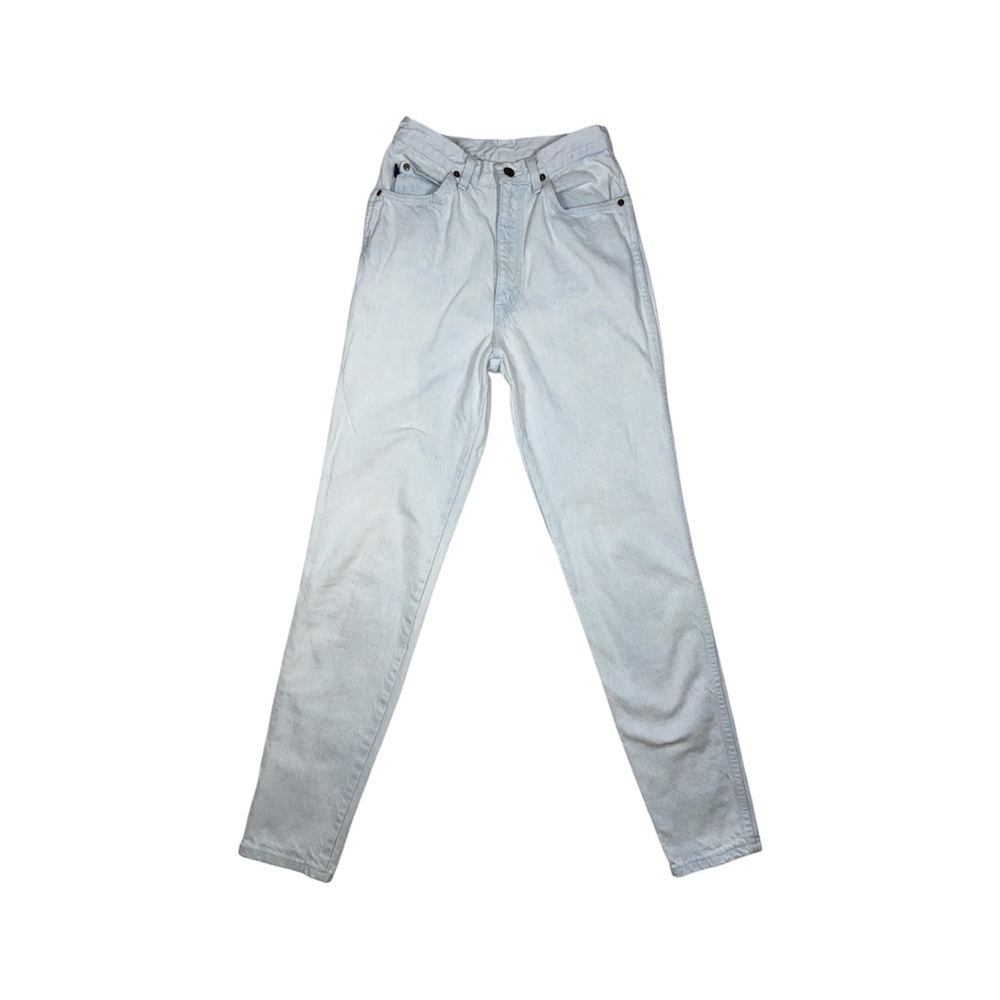 Vintage Chic 90s High Rise Tapered Mom Jeans Light Wash 0/XS